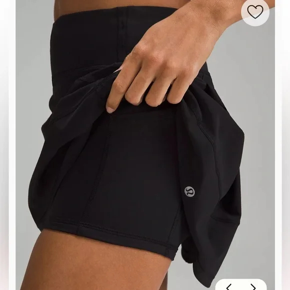 Lululemon size 10 black Pace Rival Mid-Rise Skirt
Long - Picture 2 of 14